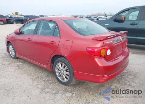 2009 Toyota Corolla S z USA, uszkodzony, nr VIN 1NXBU40E29Z056281